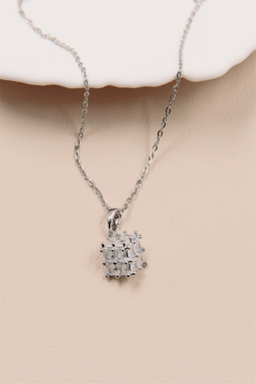 Wholesaler Bellissima - Stainless steel crystal necklace