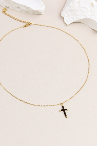 Wholesaler Bellissima - Stainless steel cross necklace