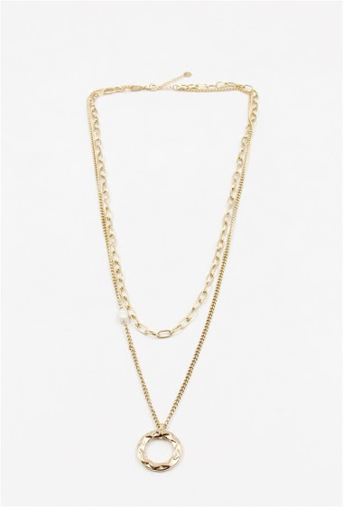 Wholesaler Bellissima - Steel necklace 146COL46