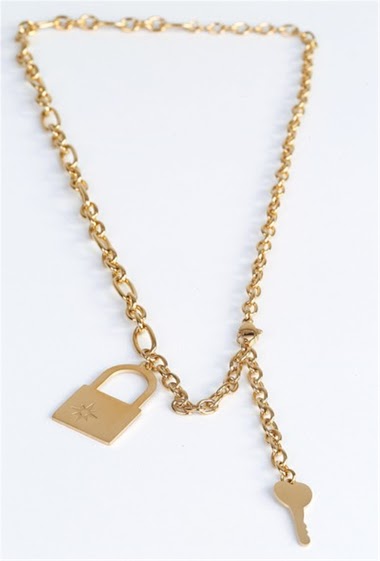 Wholesaler Bellissima - Steel necklace 148COL31