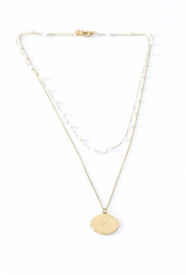Wholesaler Bellissima - Steel necklace 148COL52