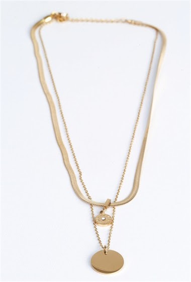 Wholesaler Bellissima - Steel necklace 148COL56
