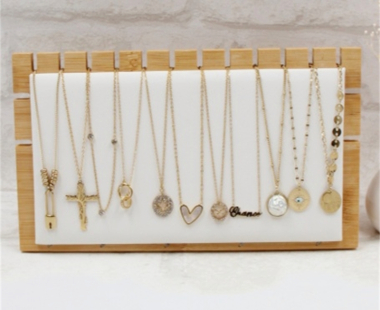 Großhändler Bellissima - Edelstahl-Halsketten-Set mit 10 Stück, inklusive Display