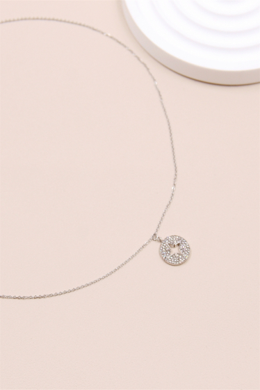Wholesaler Bellissima - Star necklace decorated with rhinestones fine stainless steel chain