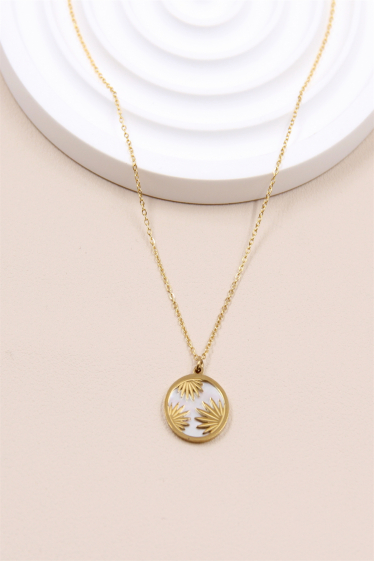 Wholesaler Bellissima - Stainless steel pearl pendant necklace