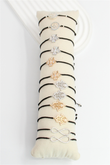 Grossiste Bellissima - Lot de 12 Bracelets modeles assortie avec présentoir compris
