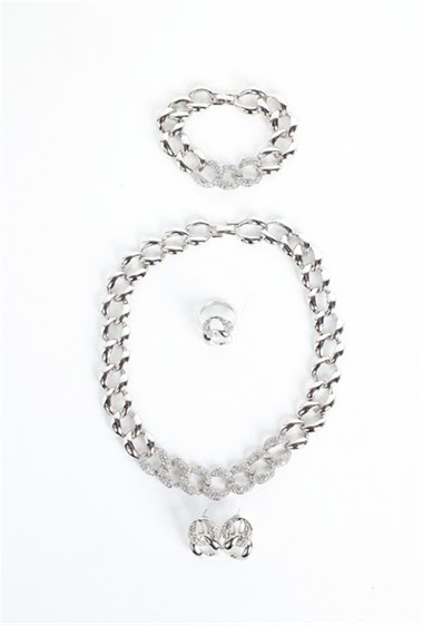 Wholesaler Bellissima - set necklace earring bracelet ring 143PAR11