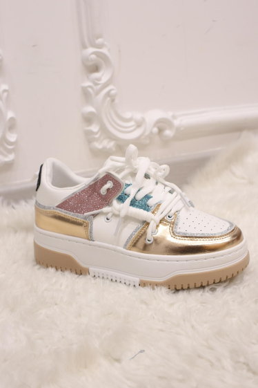Wholesaler Bello Star - Christmas collection sneaker with glitter