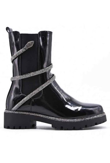 Wholesaler Bello Star - rhinestone patent ankle boot