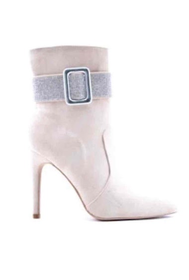 Wholesaler Bello Star - heeled ankle boot with rhinestones