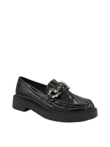Wholesaler Bello Star - patent moccasins with thick sole and accessories