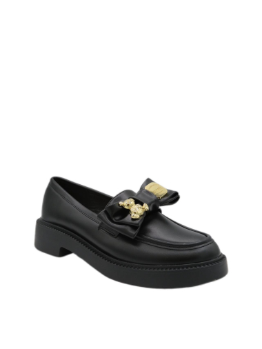 Wholesaler Bello Star - faux leather moccasins with teddy bear