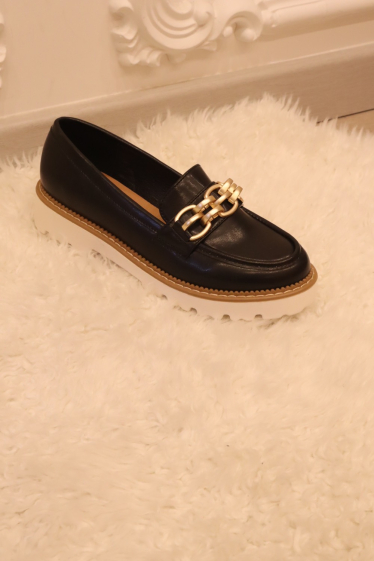 Wholesaler Bello Star - chunky sole moccasins with chain