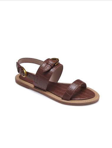 Grossiste Bello Star - sandales en simili cuir avec motif crocodile et boucle