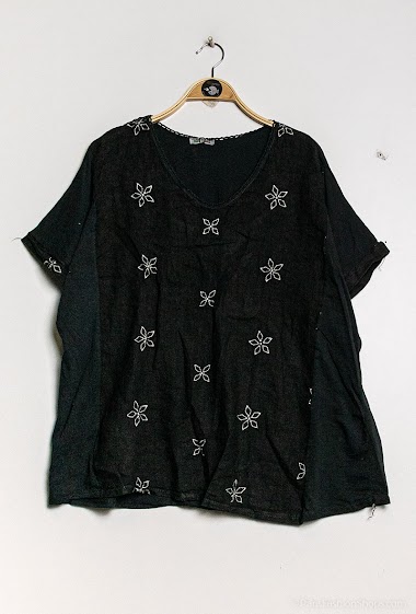 Wholesaler Bellove - Blouse with embroidered flowers
