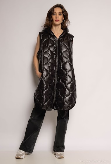 Wholesaler Bellove - Sleeveless oversized ouffer jacket