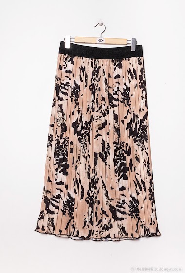 Wholesaler Bellove - Printed pleated skirt