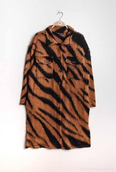 Wholesaler Bellove - Zebra long overshirt
