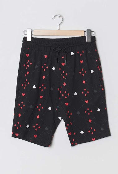 Wholesaler Berry Denim - Printed shorts