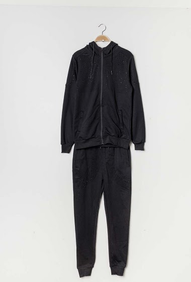 Wholesalers Berry Denim - Tracksuit with strass