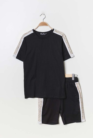 Wholesalers Berry Denim - " Tracksuit with strass"