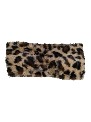 Wholesaler Best Angel-Fashion Kingdom - Leopard pattern faux fur headband for women