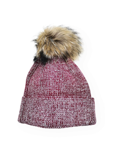 Wholesaler Best Angel-Fashion Kingdom - Shiny hat with marmot hair pompom