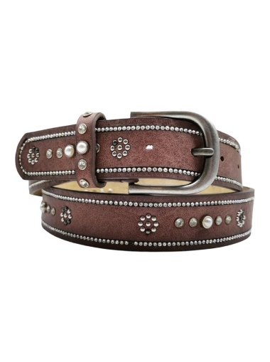 Wholesaler Best Angel-Fashion Kingdom - Studded belt with rhinestones