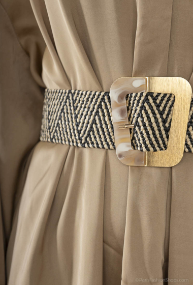 Wholesaler Best Angel-Fashion Kingdom - Elastic straw effect belt