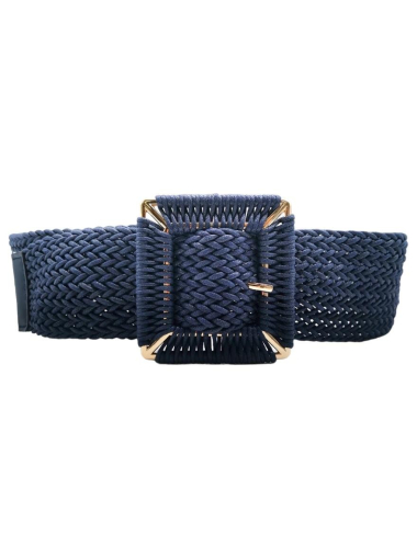 Wholesaler Best Angel-Fashion Kingdom - Wide braided belt with rectangle buckle
