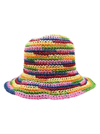 Mayorista Best Angel-Fashion Kingdom - Sombrero de paja de papel multicolor