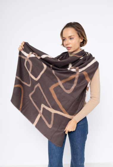 Wholesaler Best Angel-Fashion Kingdom - Thick scarf with geometric pattern