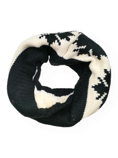 Wholesaler Best Angel-Fashion Kingdom - Thick scarf with maple leaf pattern collar