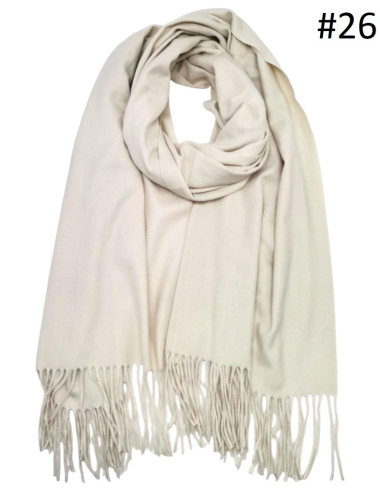 Wholesaler Best Angel-Fashion Kingdom - Plain thin scarf with fringes