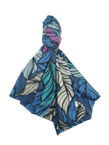 Großhändler Best Angel-Fashion Kingdom - Langer Schal mit Blattmuster