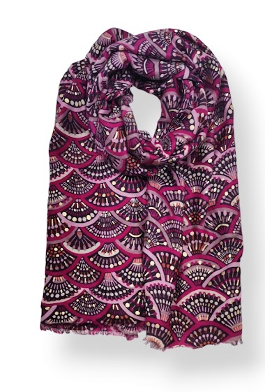 Großhändler Best Angel-Fashion Kingdom - Schal mit Fan-Print für Damen