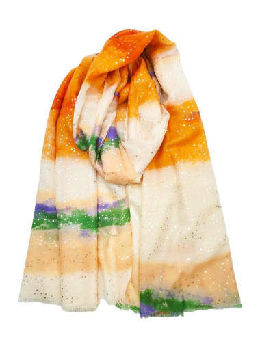 Großhändler Best Angel-Fashion Kingdom - Schal mit goldgepunktetem Farbverlauf