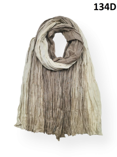 Wholesaler Best Angel-Fashion Kingdom - Crinkled cotton scarf with color gradient