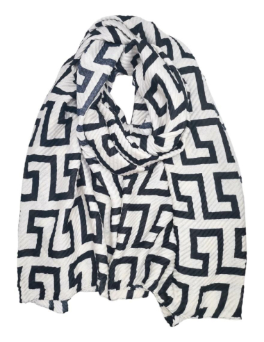 Wholesaler Best Angel-Fashion Kingdom - Waffle scarf with geometric print