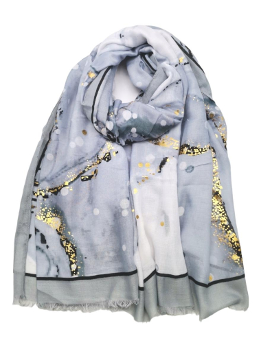 Wholesaler Best Angel-Fashion Kingdom - Printed scarf with gilding
