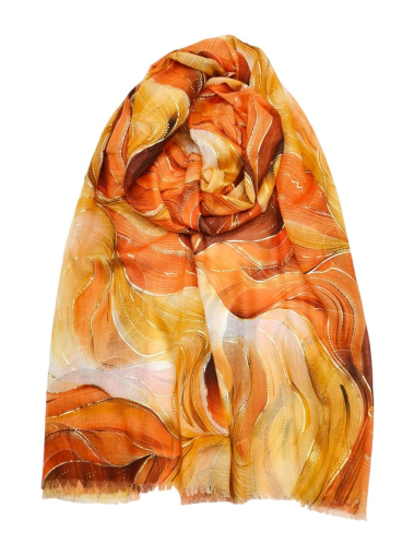 Wholesaler Best Angel-Fashion Kingdom - Printed scarf with gilding