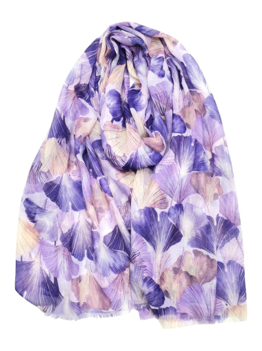 Wholesaler Best Angel-Fashion Kingdom - Ginkgo leaf printed scarf