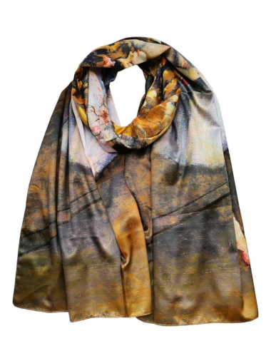 Großhändler Best Angel-Fashion Kingdom - Langer doppelseitiger Schal mit Seidengriff