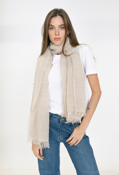 Wholesaler Best Angel-Fashion Kingdom - Plain wool and viscose scarf