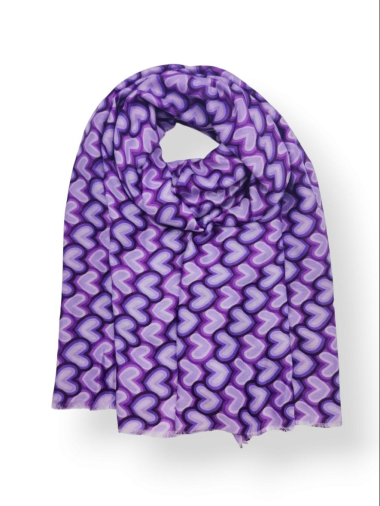 Wholesaler Best Angel-Fashion Kingdom - Heart print scarf