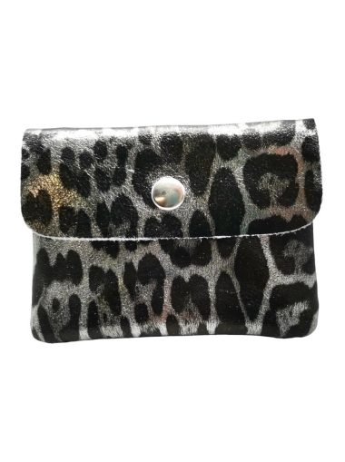 Wholesaler Best Angel-Fashion Kingdom - Iridescent leopard pattern leather purse