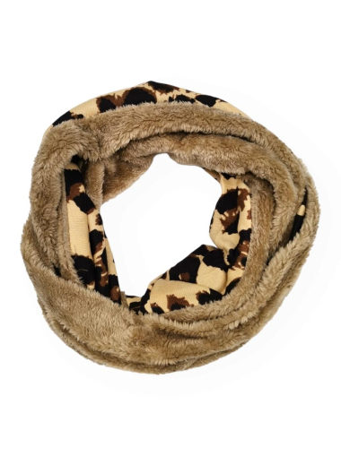 Wholesaler Best Angel-Fashion Kingdom - Bi-material leopard pattern choker