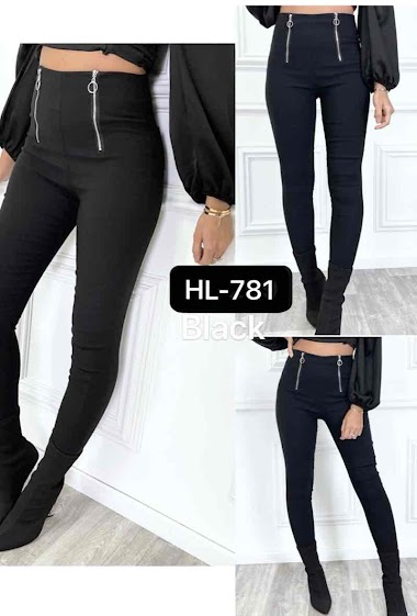 Wholesaler Best Fashion - Trouser with 2 zip