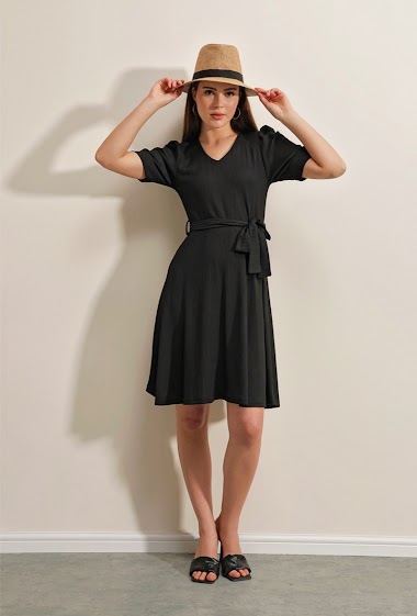Wholesaler BIGDART - Short dress with bow