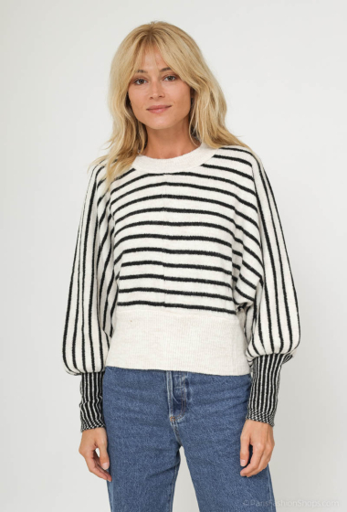 Wholesaler BIGDART - Thick striped sweater